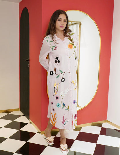 Enchanted Garden Shirt Dress
